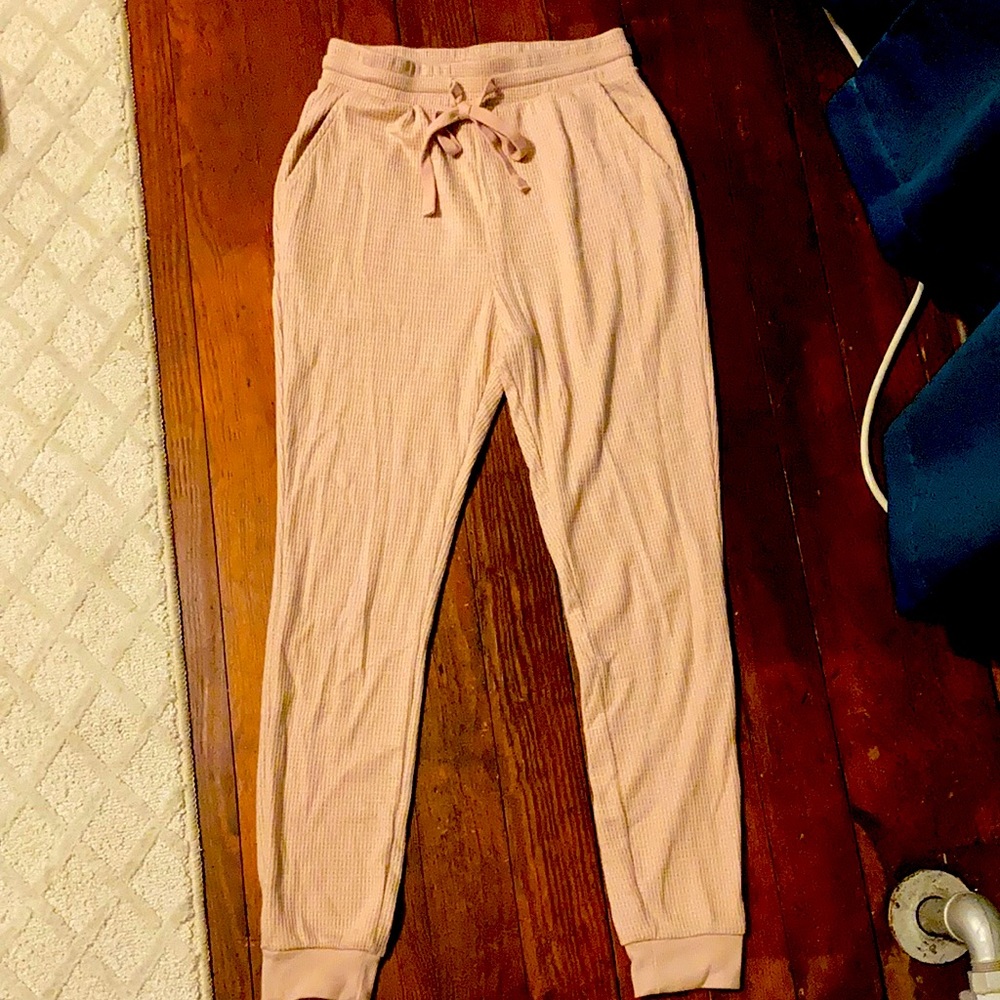 Target light pink joggers